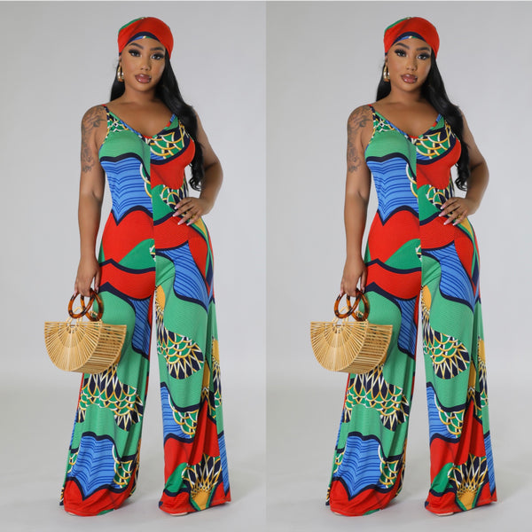 Tiki jumpsuit